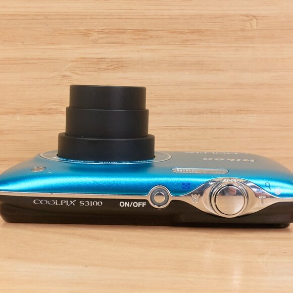 Nikon Coolpix S3100 14 MP Digital Camera / 5× Optical Zoom / Tested / Blue - Picture 5 of 8
